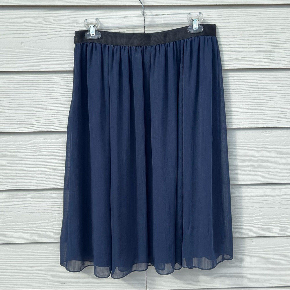 Chelsea28 Navy Skirt Small EUC